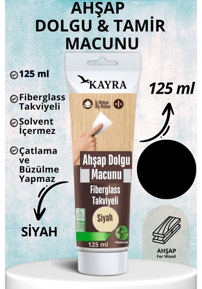 Siyah Renk Ahşap Tamir Macunu 125 Ml Mobilya Masa Dolap Sehpa Çizik Çatlak Giderici Parke Çatlak Dolgusu Parke Çizik Tamiri Lamine Parke Ve Ahşap Yüzeyler İçin Onarıcı Macun Tahta Tamirat Macunu Siyah Siyah Renk Ahşap Tamir Macunu 125 Ml Mobilya Masa Dolap Sehpa Çizik Çatlak Giderici Parke Çatlak Dolgusu Parke Çizik Tamiri Lamine Parke Ve Ahşap Yüzeyler İçin Onarıcı Macun Tahta Tamirat Macunu Siyah