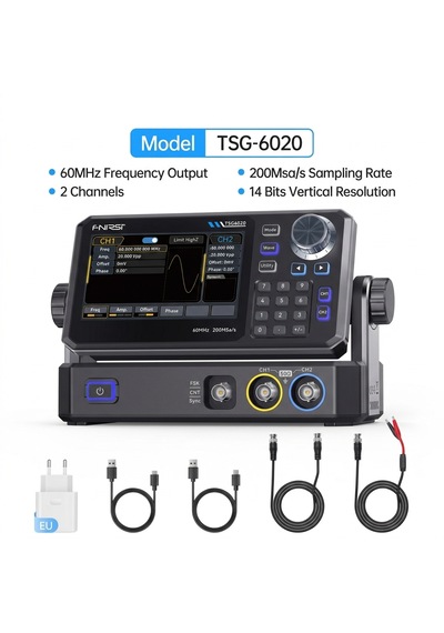 Fnırsı Tsg6020 2 Kanallı 60mhz 200msa/s Fonksiyon Sinyal Jeneratörü