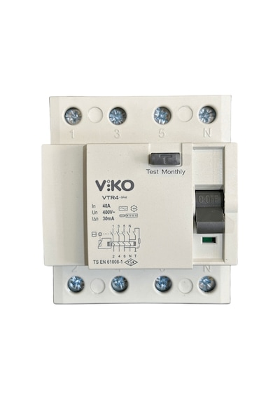 Viko 30ma 40a 4p Kaçak Akım Koruma Rölesi