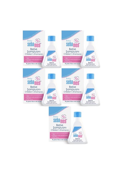 Sebamed Bebek Şampuanı 250ml 5 Li Set Tüm Saçlar