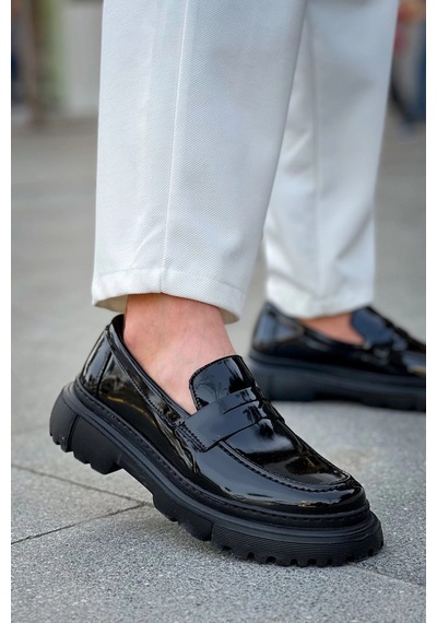 Natural Shoes Mn2417 - Rst Erkek Ayakkabı Sıyah Siyah