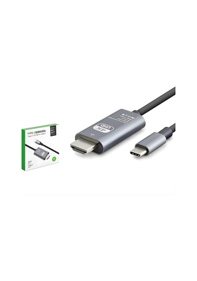 Mn310k Type-c To Hdmı 4k 30hz Ultra Hd Görüntü Aktarım Kablosu
