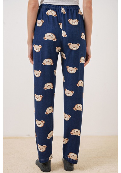 Bigdart 4323 Desenli Pijama Altı - F. Lacivert