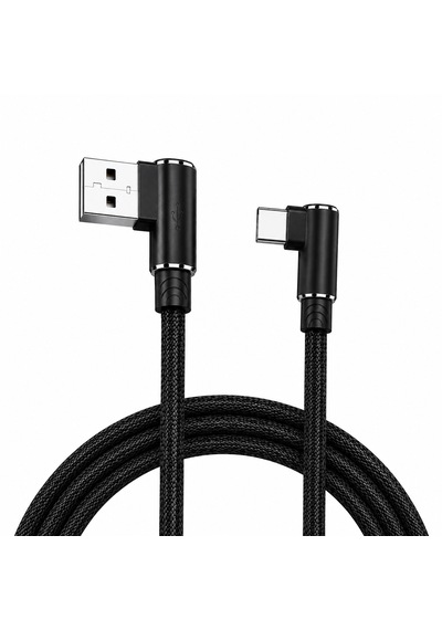 90 L Tipi Usb To Type-c Şarj Kablosu Kırılmaya Karşı Dayanıklı Diğer