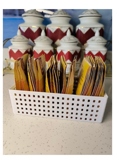 Pasta-kek Malzemeleri Düzenleyici - Organizer Beyaz