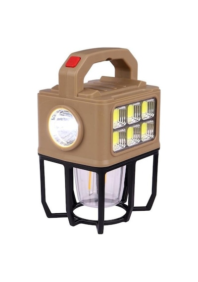 Powermaster Pm-26459 3 Modlu Beyaz Filament Solar Masa Kamp Lambası El Feneri Işıldak