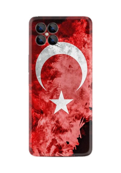 Omix X600 Kılıf Resimli Desenli Baskılı Silikon Kılıf Şanlı Türk Bayrağı 1315