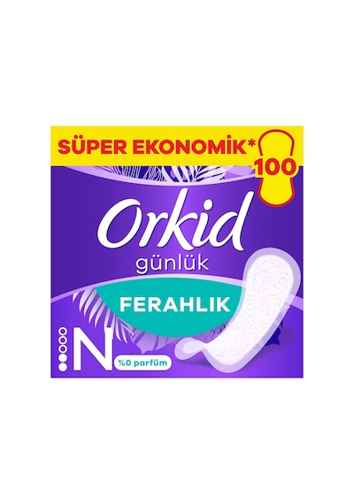 Orkid Günlük Ped Yaprak 100'lü