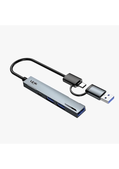 A210 4 İn 1 Usb-a/type-c Hub Çoklayıcı