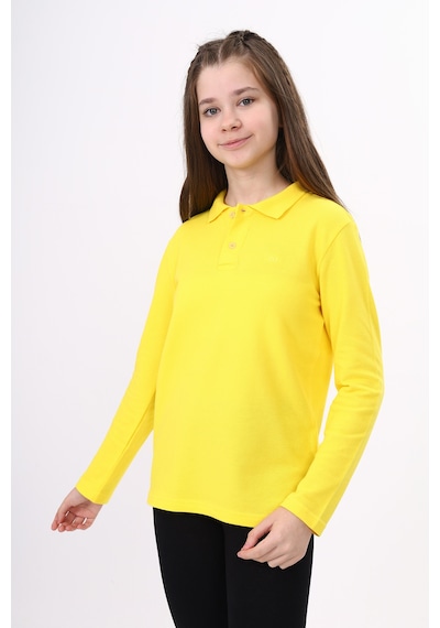 Toontoy Kids Toontoy Unisex Çocuk Nakışlı Tişört Sarı
