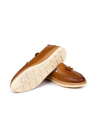 Bestello Püsküllü Poli Loafer 020-049 Kadın Ayakkabı Taba