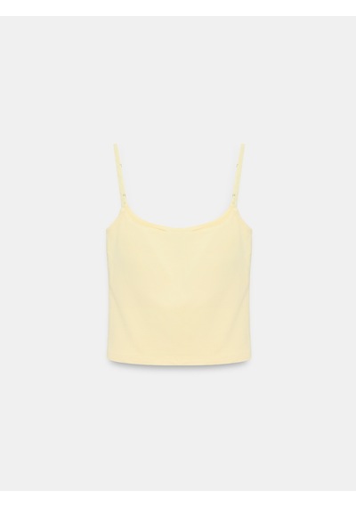 Dilvin 21200 Bra-free Askılı Top-açık Sarı