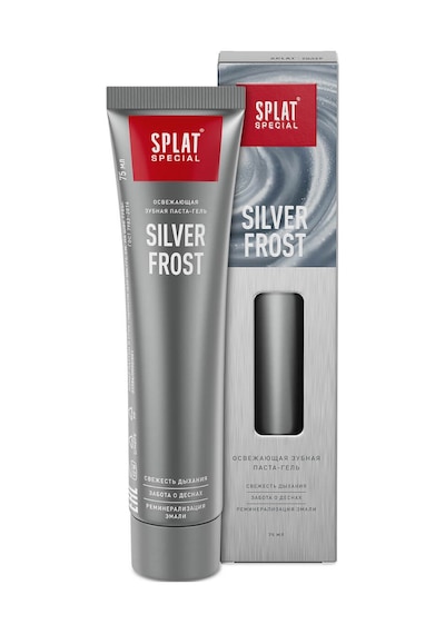 Splat Special Silver Frost Aktif Gümüş Beyazlatıcı Jel Florürsüz Diş Macunu 75 Ml