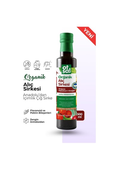 Otsa Organik Alıç Sirkesi 500ml