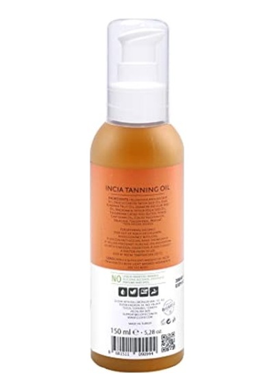 %100 Doğal Bronzlaştırıcı Yağ Organik Avokado Yağı Yoğun Bronzlaştırıcı Kakao Havuç Susam 150 Ml