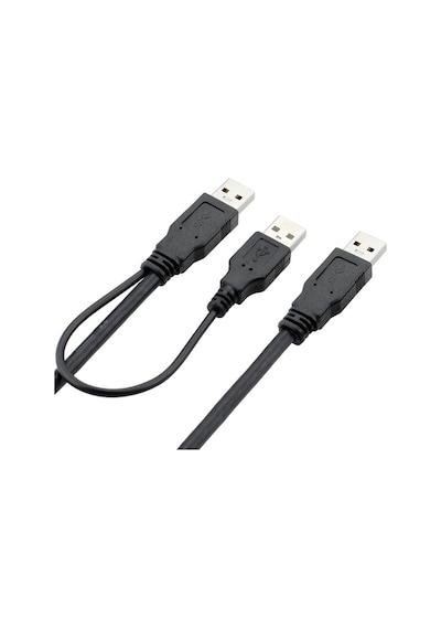 Harici Diskler Için Usb Y Kablo 3 Ucu Usb Kablo