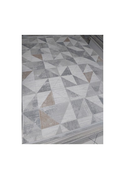 Forza Akrilik İplik Dokuma 200x290 6m2 Halı Gri - Krem - Bej