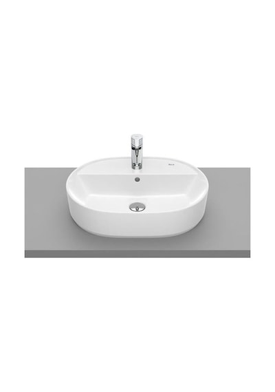 Roca A3270Y0000 The Gap Round Tezgah Üstü Lavabo Beyaz 550 x 400 MM