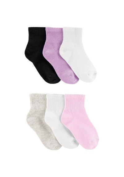 Carter's Kız Çocuk 6'lı Çorap Renkli 3t741710 Renklı