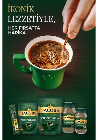 Jacobs Monarch Gold Çözünebilir Kahve 3'lü