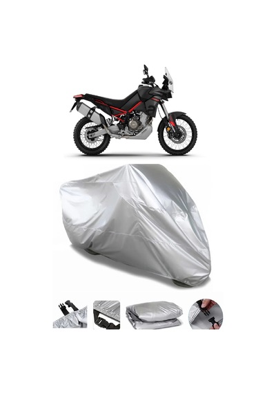 Aprilia Tuareg Gri Su Geçirmez Motosiklet Brandası Premium