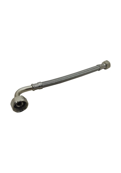 Gömme Rezervuar Dirsekli Bağlantı Hortumu 1/2 3/8 22 Cm