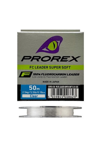 Daiwa Prorex 0.18mm 50m Fc Leader Soft %100 Fluorocarbon Misina