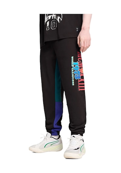 Puma Bandwagon Sweat Erkek Basketbol Eşofman Altı 62721701 Siyah 62721701 Siyah