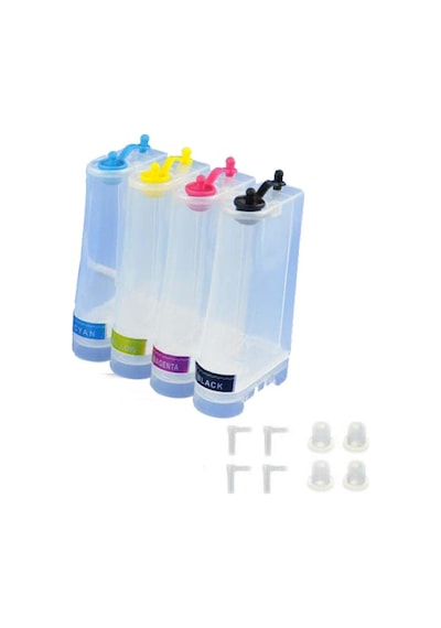 Xplus Canon E414 PG-46 / CL-56 Bitmeyen Kartuş Tankı + 4 x 100 ml