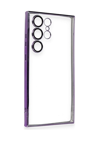 Samsung Galaxy Uyumlu S24 Ultra Kılıf Razer Lensli Sili F30da Siyah
