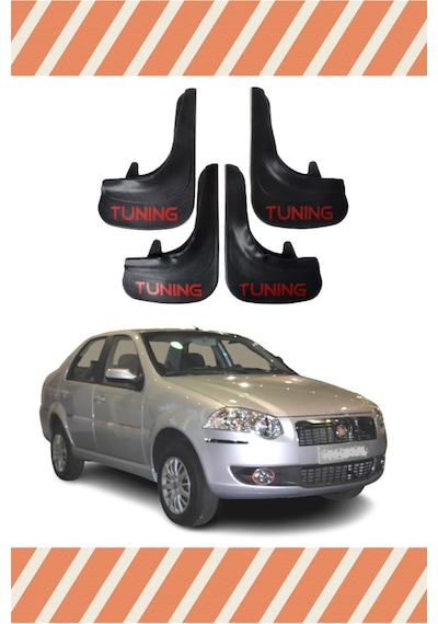 Fiat Siena Tunıng  Yazılı 4'Lü Tozluk Çamurluk Paçalık