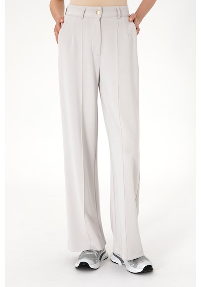 U.S. Polo Assn. Kadın Taş Modal Karışımlı Loose Fit Örme Pantolon 50308640-VR049