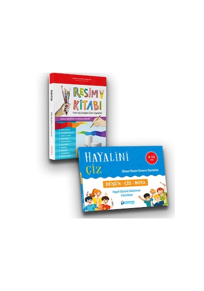 Kendi.Modan-Bilsem Resim Sınavı Hazırlık 2' Li Resim Seti Ktp77