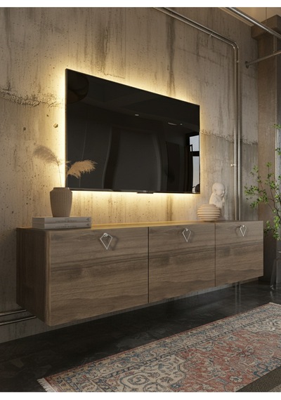 Resital Tv Ünitesi S1837-2 Ceviz Ceviz