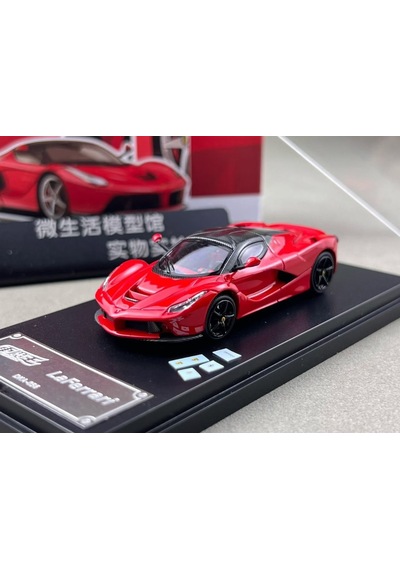 Demon King Ferrari Laferrari Pleksi Kırmızı 057 1/64