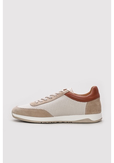Fast Step Hakiki Deri Erkek Casual Ayakkabı 723ma065 Bej