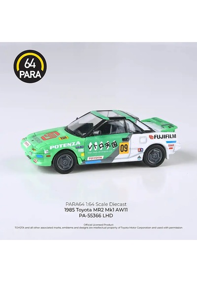 Para64 1985 Toyota Mr2 Mk1 Aw11 Fuji Film Pa-55366 Çok Renkli