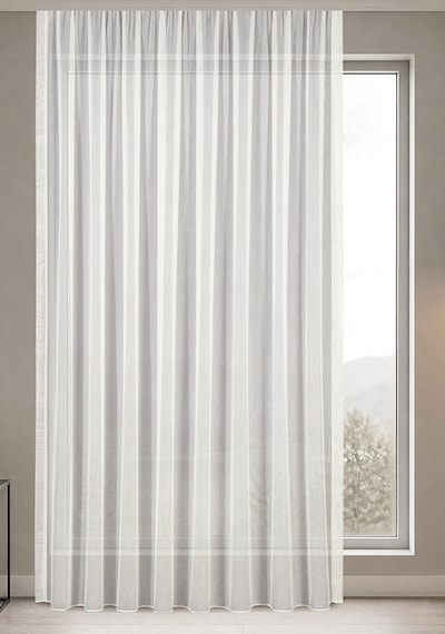 Gauze Fabric Design Lüks İpeksi Dokulu Simli Bambu Kırışmaz Ütü Gerektirmez Optik Beyaz 100 X 250 Sık Pile 1 X 3 Yüksek Kaliteli Tül Perde