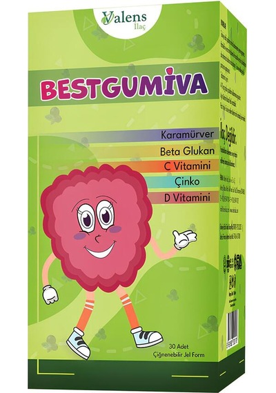Valens Bestgumiva 30 Çiğnenebilir Jel