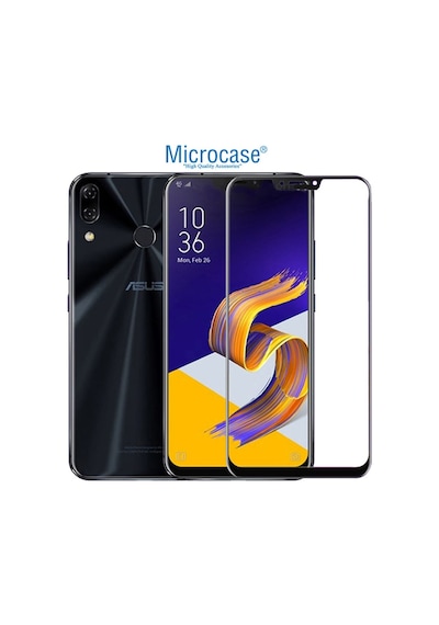 Microcase Asus Zenfone 5 Ze620Kl Tam Kaplayan Çerçeveli Cam Korum