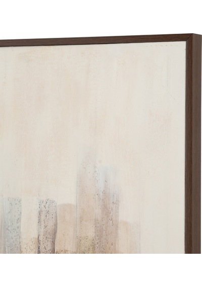 Brown Strata Çerçeveli Yağlıboya Tablo 90x120 Cm