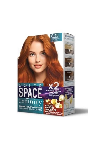 Space Infınıty Set Saç Boyası 8.45 Tarçın Bakır