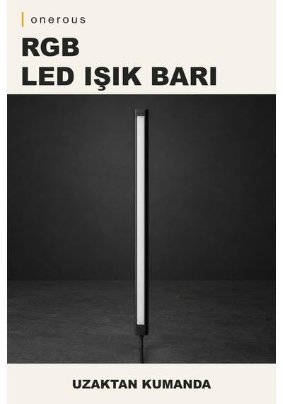 Onerous Rgb Led Led Işık, Uzaktan Kumandalı Çok Renkli
