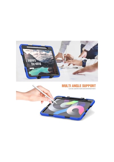 Apple İpad Pro 11 2020 Kılıf Griffin Tablet Kapak - Mavi Arka Kapak