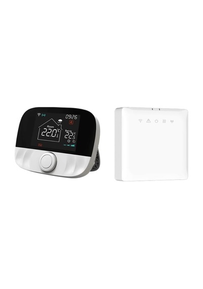 Wifi Akıllı Oda Termostatı, Tuya Ve Smart Life Uyumlu, Kablosuz T9w