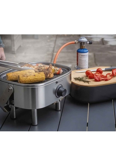 Aygaz Portatif Mini Gazlı Barbekü - Taşınabilir Kamp Ve Piknik Mangalı Metal