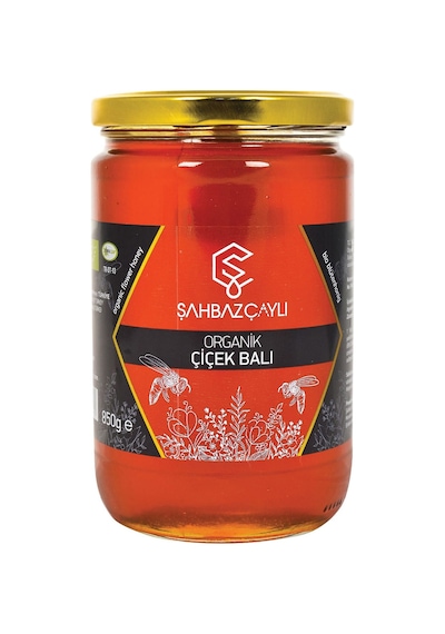 Eğriçayır Şahbaz Çaylı Organik Çiçek Balı 850 G