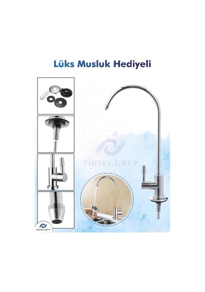 Piksel Aqua Master 14 Aşamalı Alkali Multimineralli Çelik Tanklı Su Arıtma Cihazı Diğer