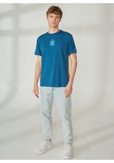 Bikkembergs Turkuaz Erkek T-shirt C 4 114 22