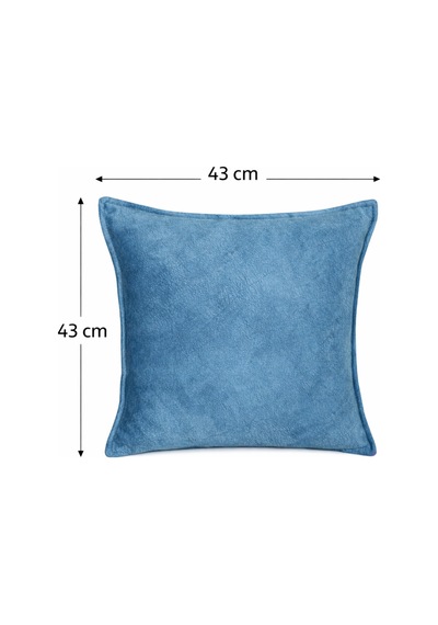 Mavi Renk Şık Dekoratif Kırlent Kılıfı 43x43 Modern Koltuk Yastık Kılıfı Şık Lacivert - 851733439 Lacivert